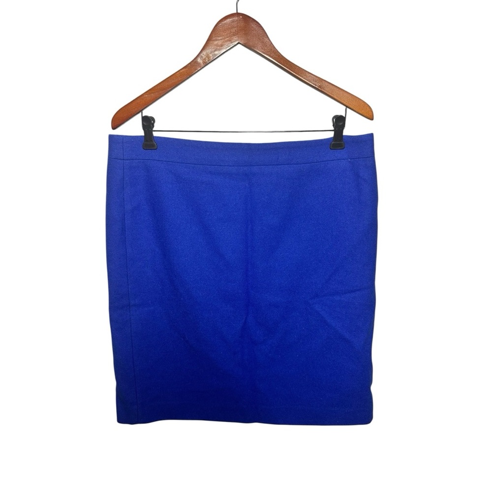 J. Crew Vibrant Blue Pencil Skirt